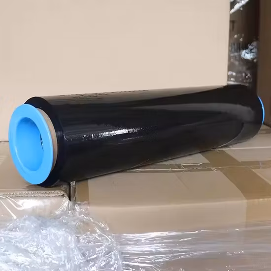 PE Plastic Shrink Film White and Clear Industrial Stretch Film Black Protection Film