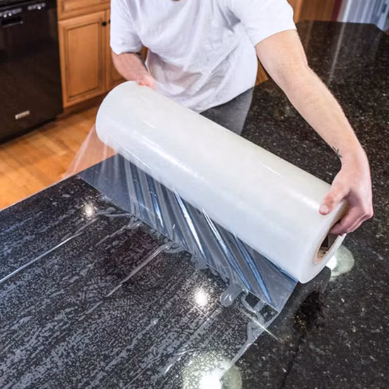 PE-Schutzfolie, Oberflächenschutz-Klebeband, Hartbodenfolie, Hartflächenband, Mehrzweckfolie