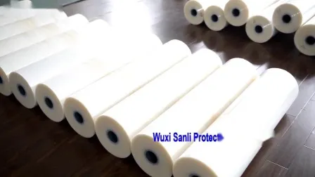 PE-Kunststoff-Schutzfolie mit geringer Klebkraft. PE-Schutzfolienband